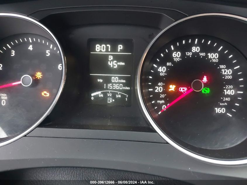 2016 Volkswagen Jetta 1.4T S VIN: 3VW267AJ8GM305662 Lot: 39612666