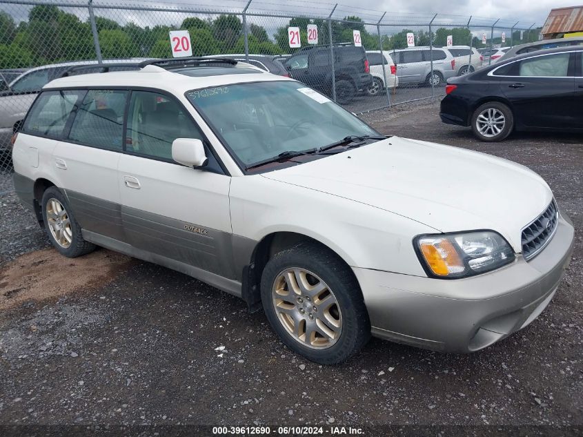 2003 Subaru Outback Limited VIN: 4S3BH686937631807 Lot: 39612690