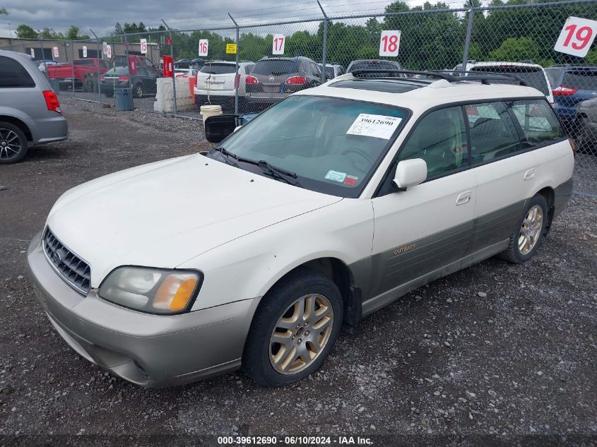 2003 Subaru Outback Limited VIN: 4S3BH686937631807 Lot: 39612690