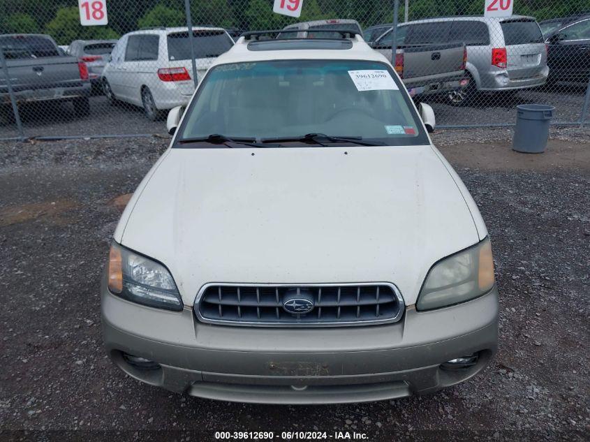 2003 Subaru Outback Limited VIN: 4S3BH686937631807 Lot: 39612690