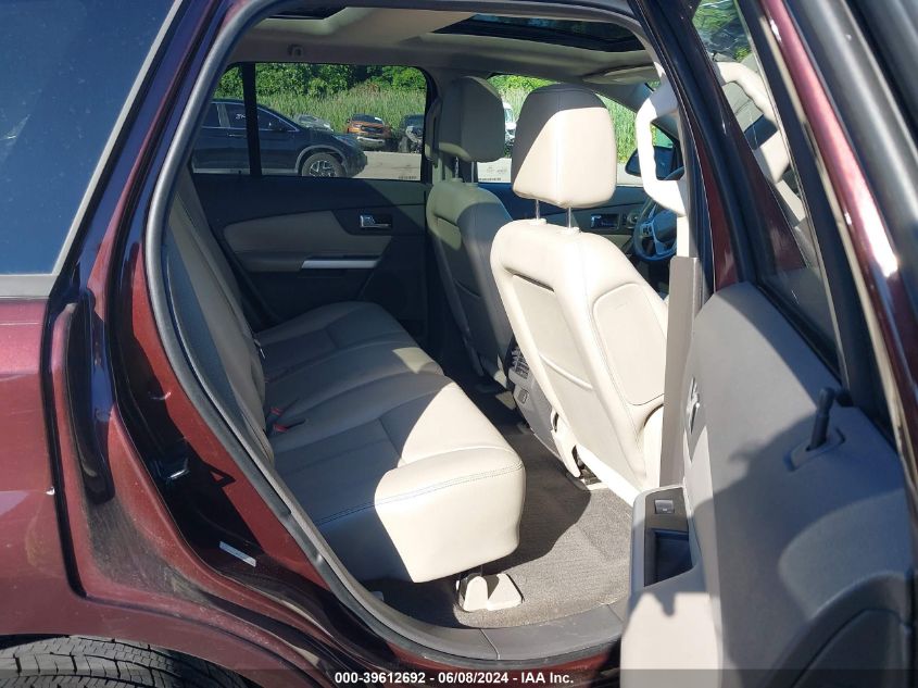 2012 Ford Edge Sel VIN: 2FMDK4JC9CBA86547 Lot: 39612692