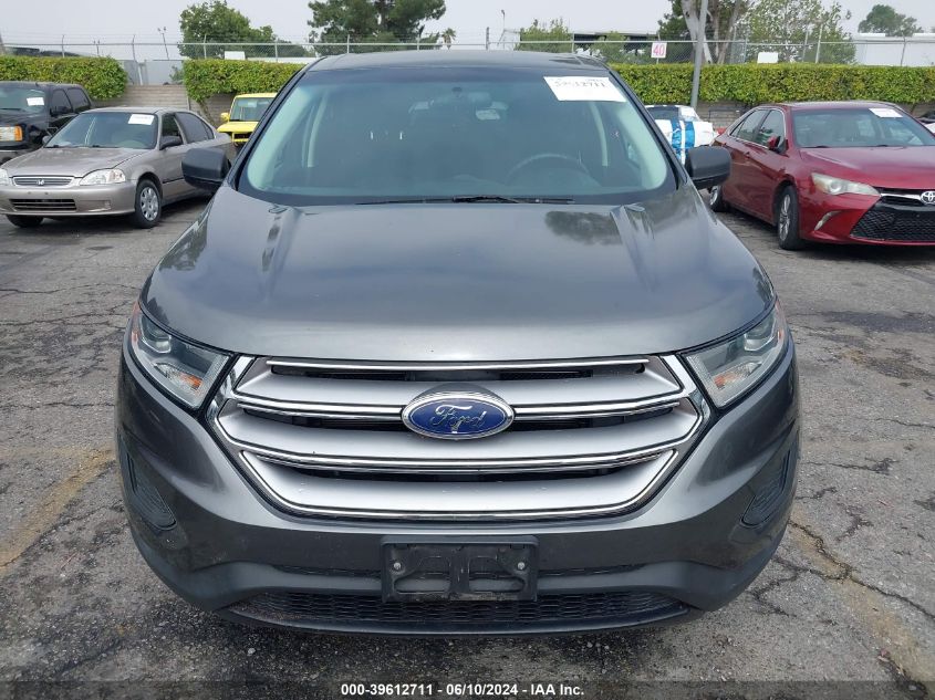 2015 Ford Edge Se VIN: 2FMTK4G94FBC23843 Lot: 39612711