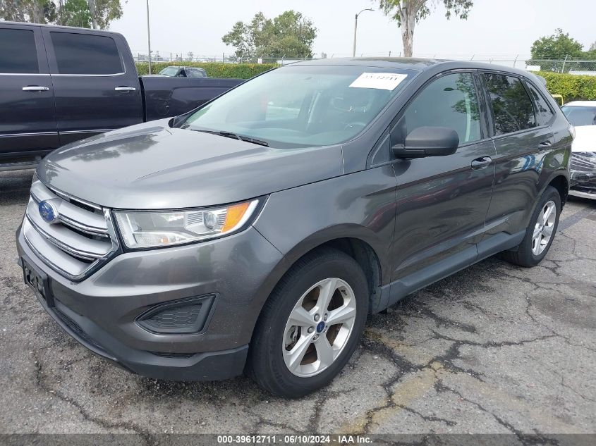 2015 Ford Edge Se VIN: 2FMTK4G94FBC23843 Lot: 39612711