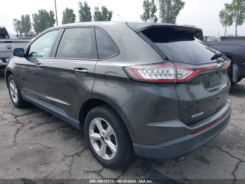 2015 Ford Edge Se VIN: 2FMTK4G94FBC23843 Lot: 39612711