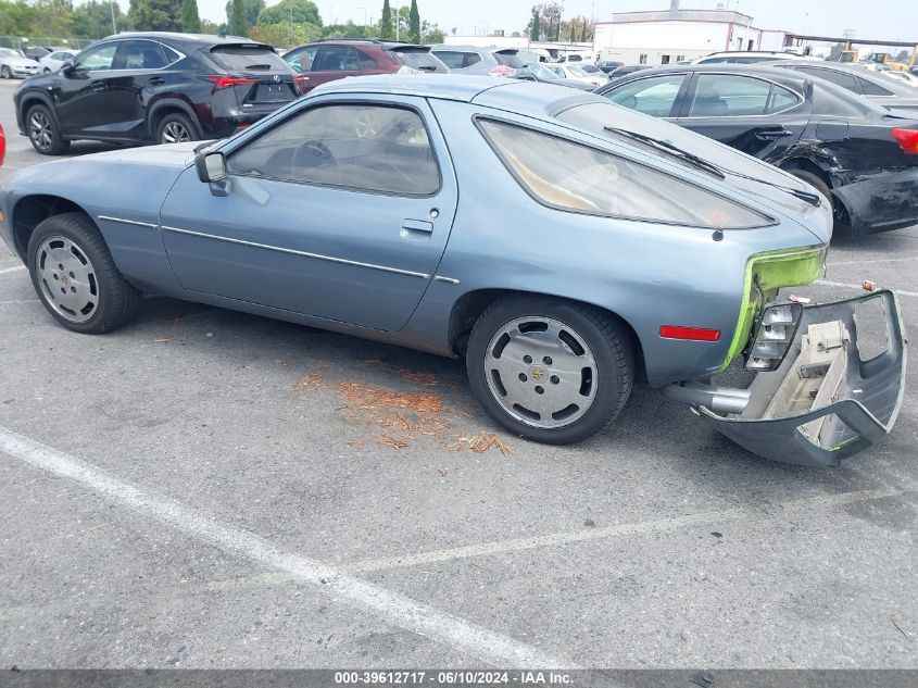 1978 Porsche 928 VIN: 9288201081 Lot: 39612717