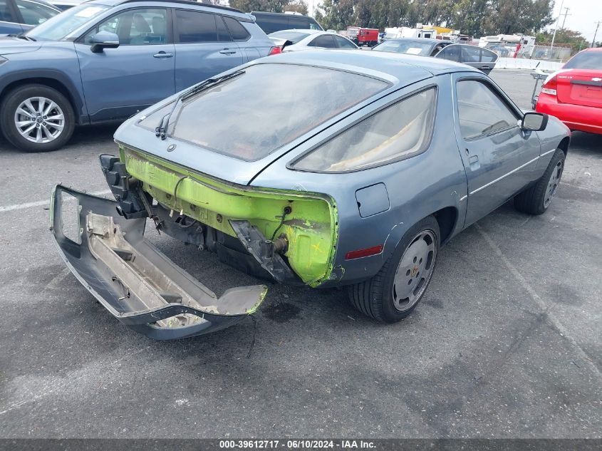 1978 Porsche 928 VIN: 9288201081 Lot: 39612717