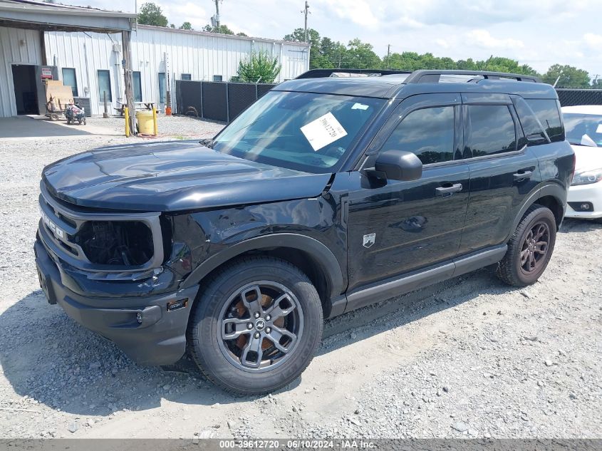 2022 Ford Bronco Sport Big Bend VIN: 3FMCR9B68NRD40248 Lot: 39612720