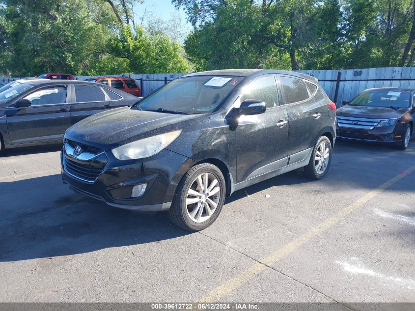 2013 Hyundai Tucson Limited VIN: KM8JUCA5DU558911 Lot: 39612722