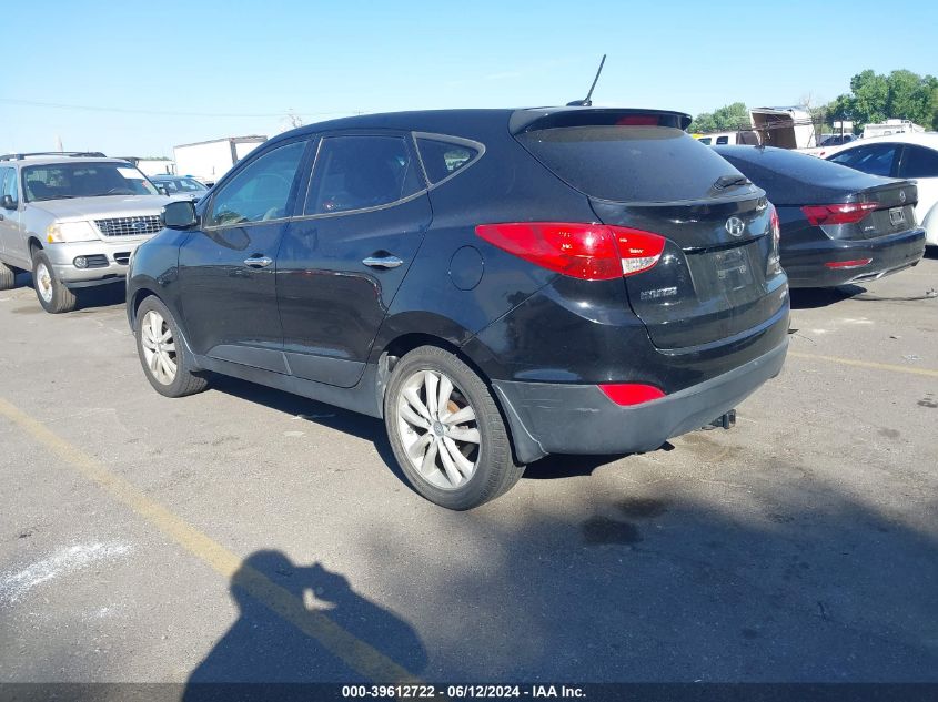 2013 Hyundai Tucson Limited VIN: KM8JUCA5DU558911 Lot: 39612722