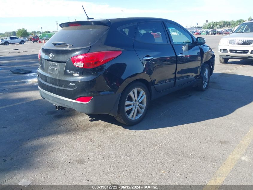 2013 Hyundai Tucson Limited VIN: KM8JUCA5DU558911 Lot: 39612722