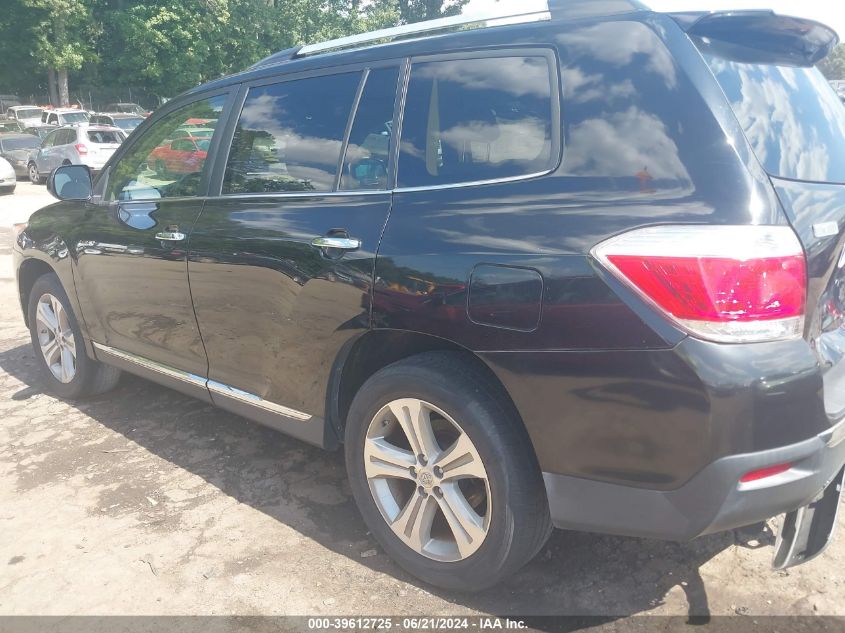 2012 Toyota Highlander Limited V6 VIN: 5TDYK3EH9CS088173 Lot: 39612725