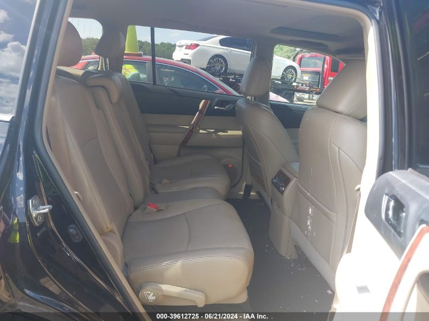 2012 Toyota Highlander Limited V6 VIN: 5TDYK3EH9CS088173 Lot: 39612725