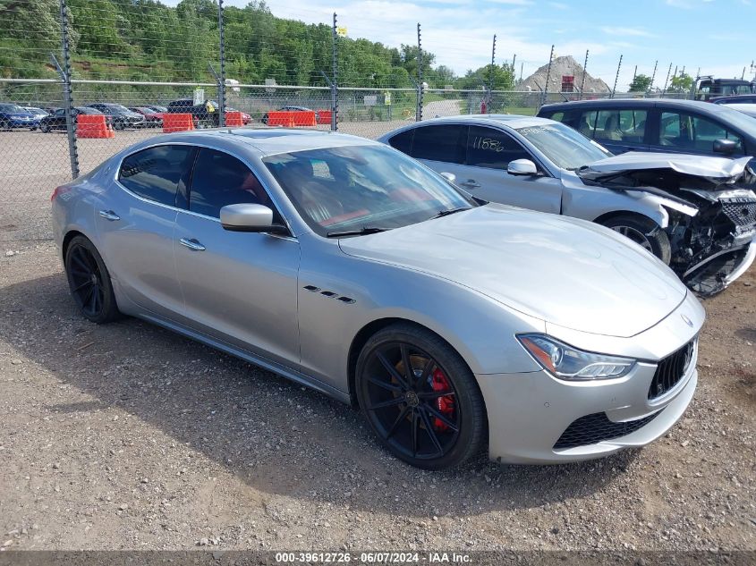 VIN ZAM57RTA2F1130970 2015 MASERATI GHIBLI no.1