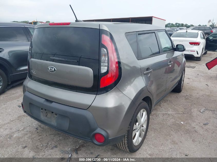 2015 Kia Soul + VIN: KNDJP3A5XF7194998 Lot: 39612730