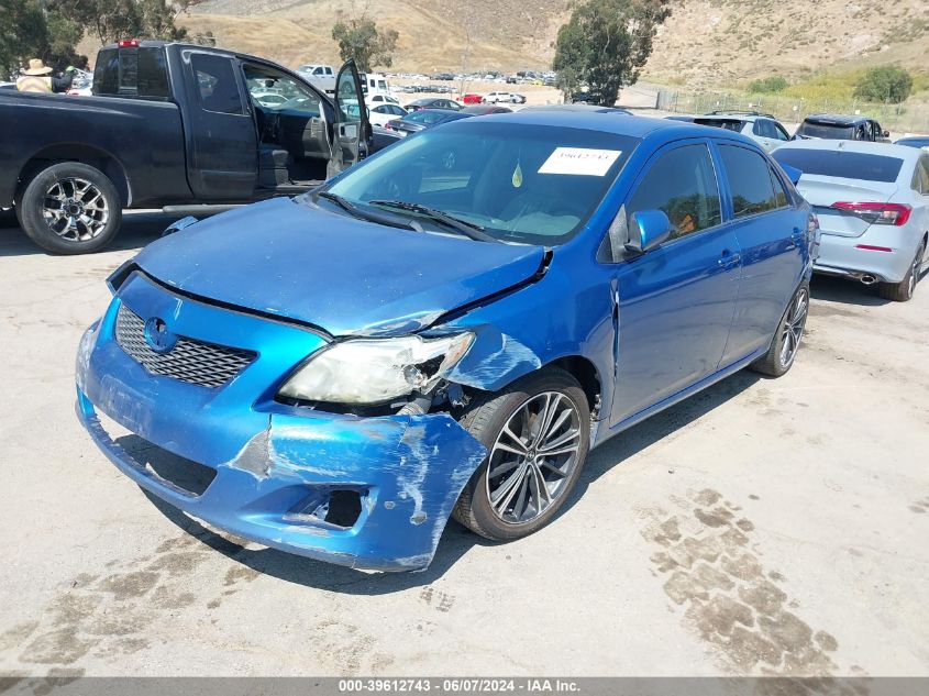 2009 Toyota Corolla Le VIN: 1NXBU40E49Z115542 Lot: 39612743