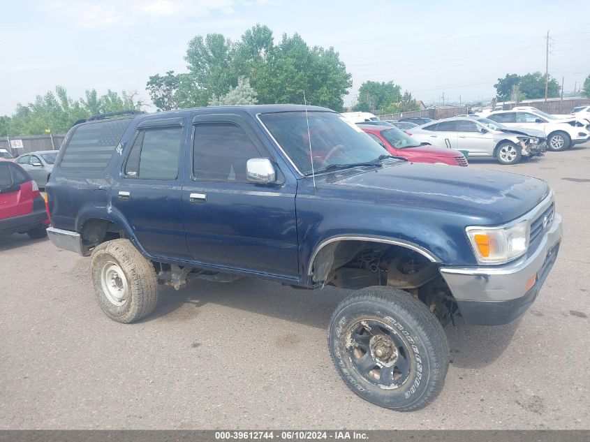 1993 Toyota 4Runner Vn39 Sr5 VIN: JT3VN39W8P0116299 Lot: 39612744