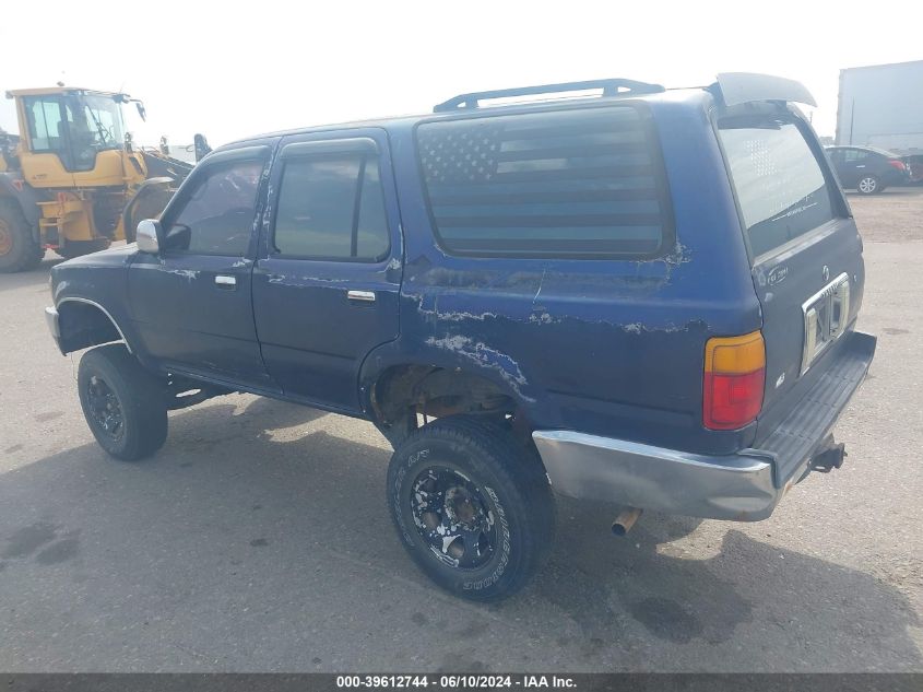 1993 Toyota 4Runner Vn39 Sr5 VIN: JT3VN39W8P0116299 Lot: 39612744