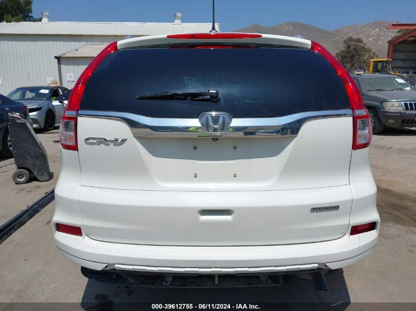 2016 Honda Cr-V Touring VIN: 5J6RM3H90GL011096 Lot: 40094256