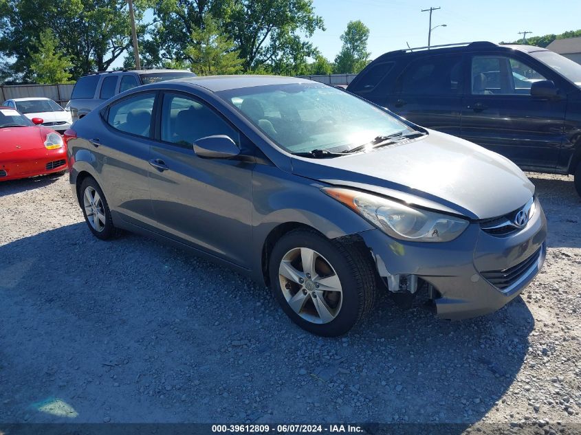 2013 Hyundai Elantra Gls VIN: 5NPDH4AE6DH355498 Lot: 39612809