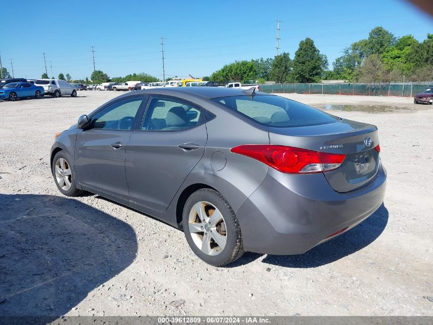 2013 Hyundai Elantra Gls VIN: 5NPDH4AE6DH355498 Lot: 39612809