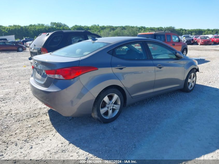 2013 Hyundai Elantra Gls VIN: 5NPDH4AE6DH355498 Lot: 39612809