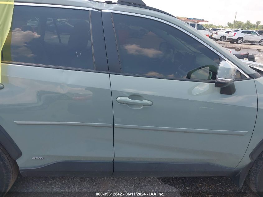 2022 Toyota Rav4 Xle Hybrid VIN: JTMRWRFV9ND166109 Lot: 39612842