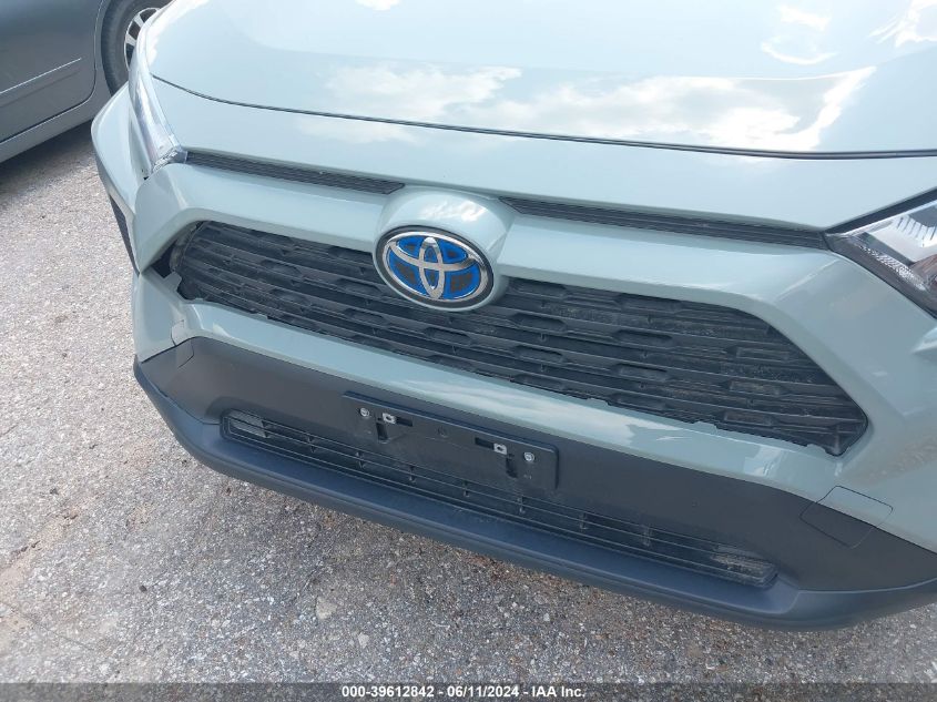 2022 Toyota Rav4 Xle Hybrid VIN: JTMRWRFV9ND166109 Lot: 39612842
