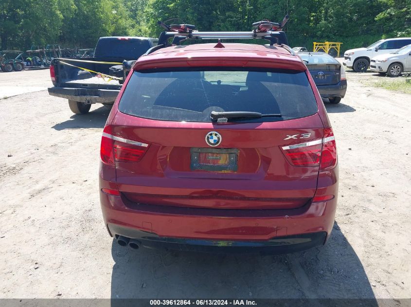 2013 BMW X3 xDrive35I VIN: 5UXWX7C53DL977609 Lot: 39612864