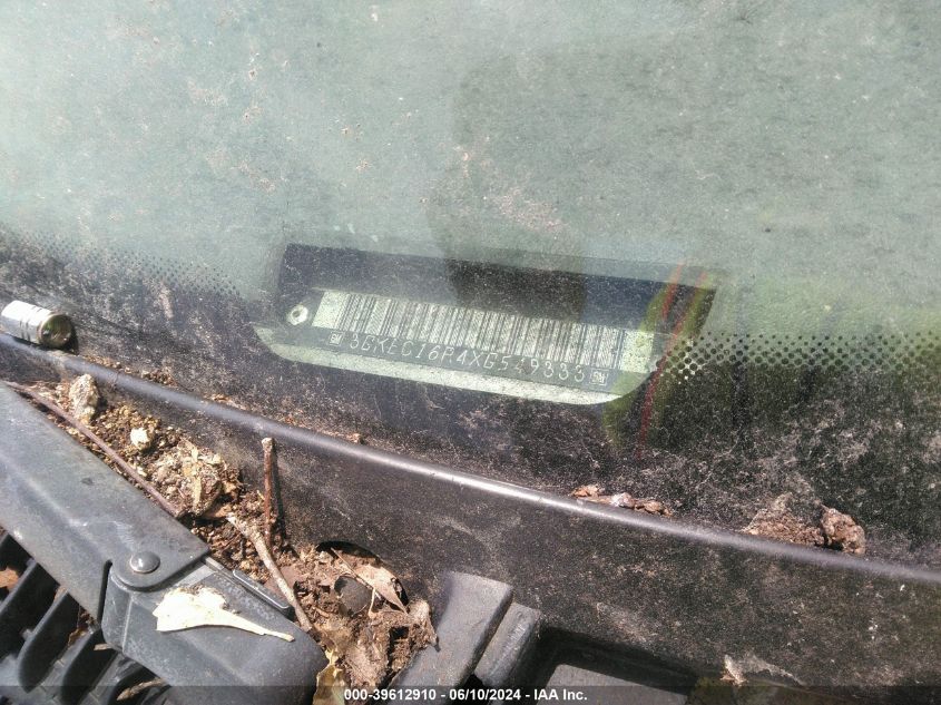 1999 GMC Suburban 1500 Sl VIN: 3GKEC16R4XG549333 Lot: 39612910