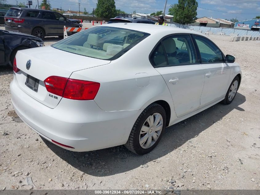 2012 Volkswagen Jetta Se VIN: 3VWDP7AJ8CM116462 Lot: 39612934