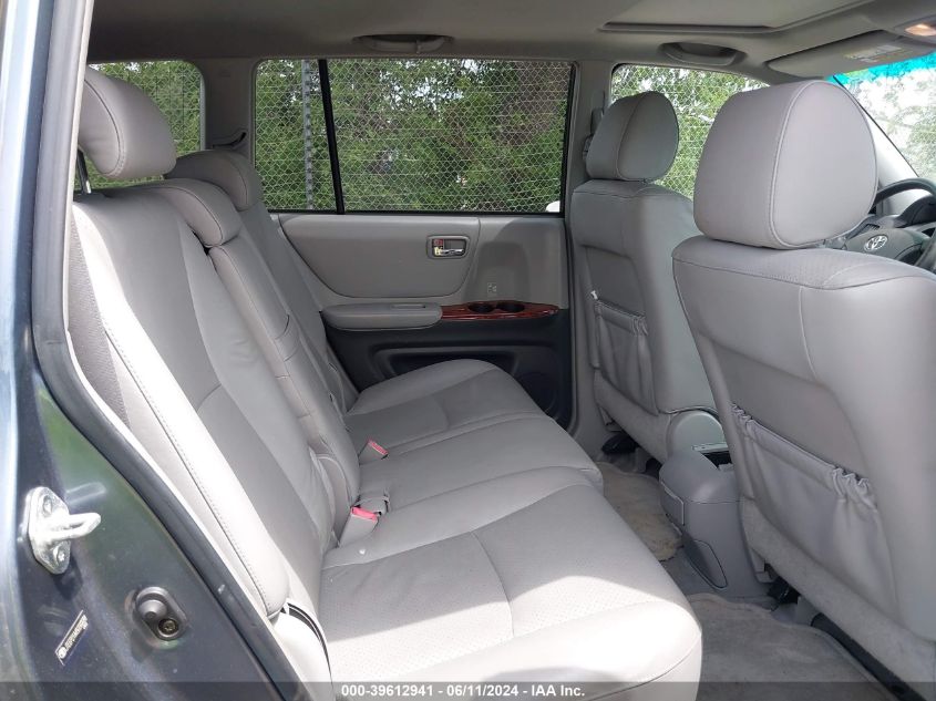 2005 Toyota Highlander Limited VIN: JTEEP21A450092088 Lot: 39612941