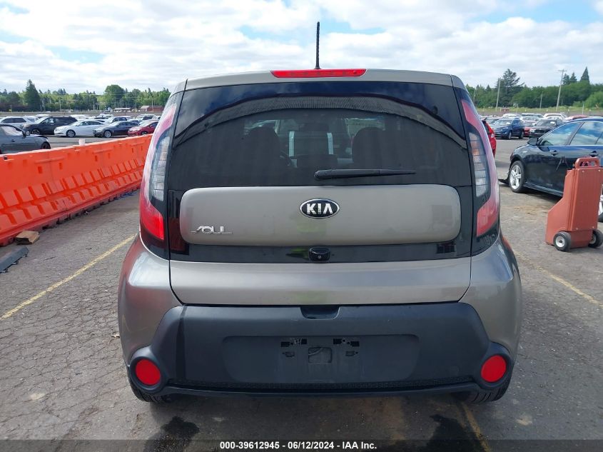 2014 Kia Soul + VIN: KNDJP3A54E7032086 Lot: 39612945