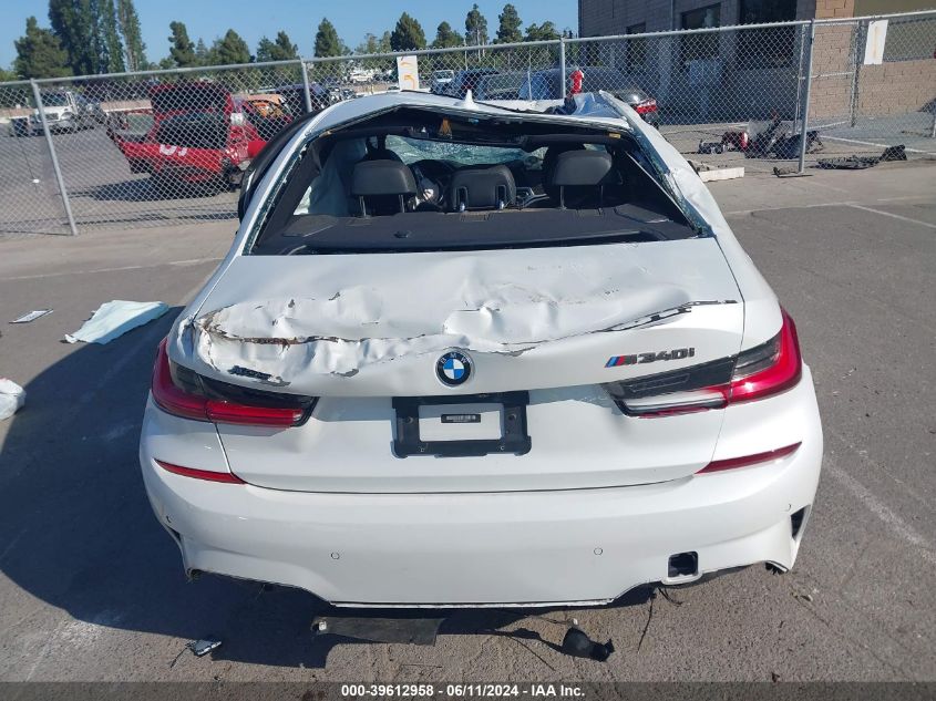 2020 BMW 3 Series M340I xDrive VIN: WBA5U9C01LA380777 Lot: 39612958