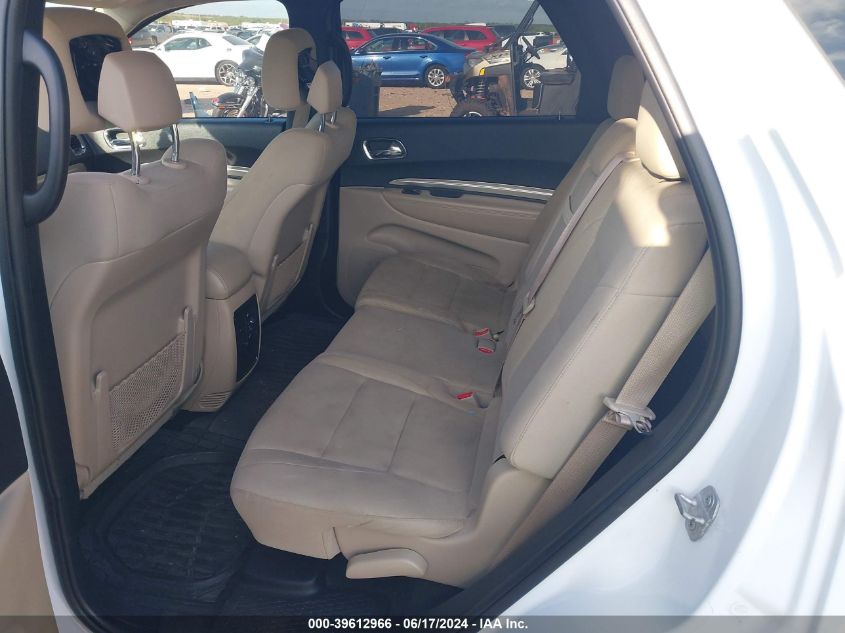 2018 Dodge Durango Sxt Rwd VIN: 1C4RDHAG9JC413346 Lot: 39612966