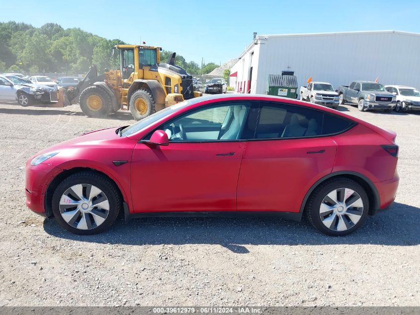 2021 Tesla Model Y Long Range Dual Motor All-Wheel Drive VIN: 5YJYGDEE6MF212774 Lot: 39612979