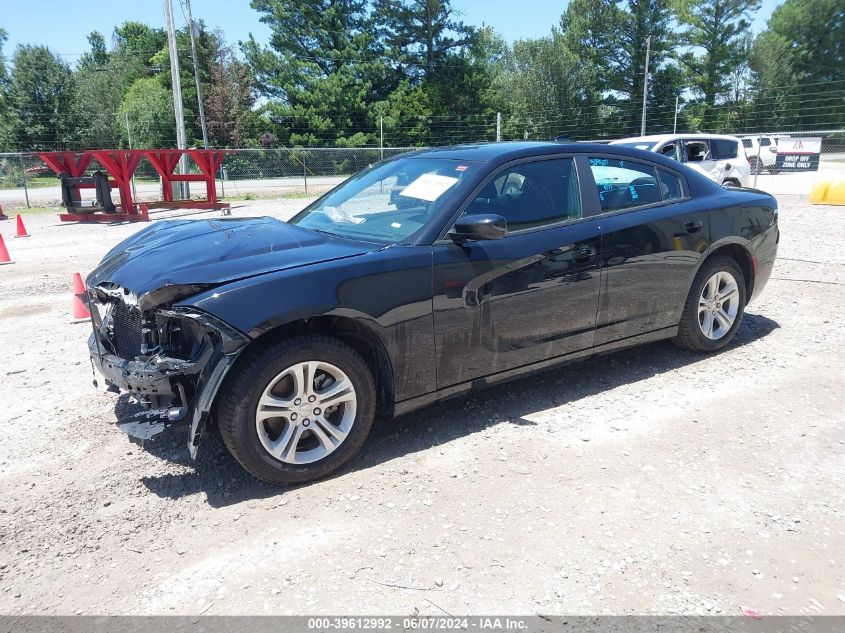 2023 Dodge Charger Sxt VIN: 2C3CDXBGXPH587869 Lot: 39612992