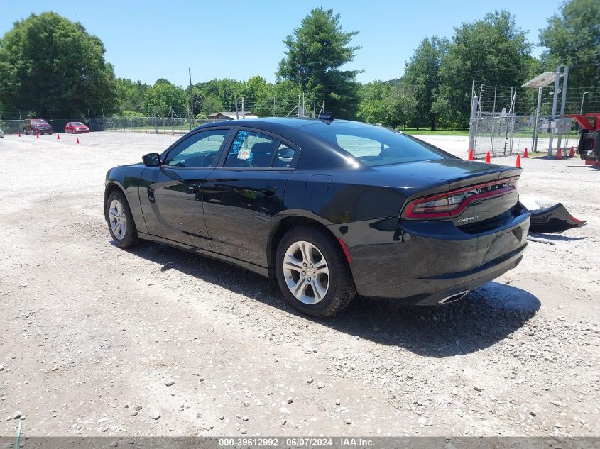 2023 Dodge Charger Sxt VIN: 2C3CDXBGXPH587869 Lot: 39612992