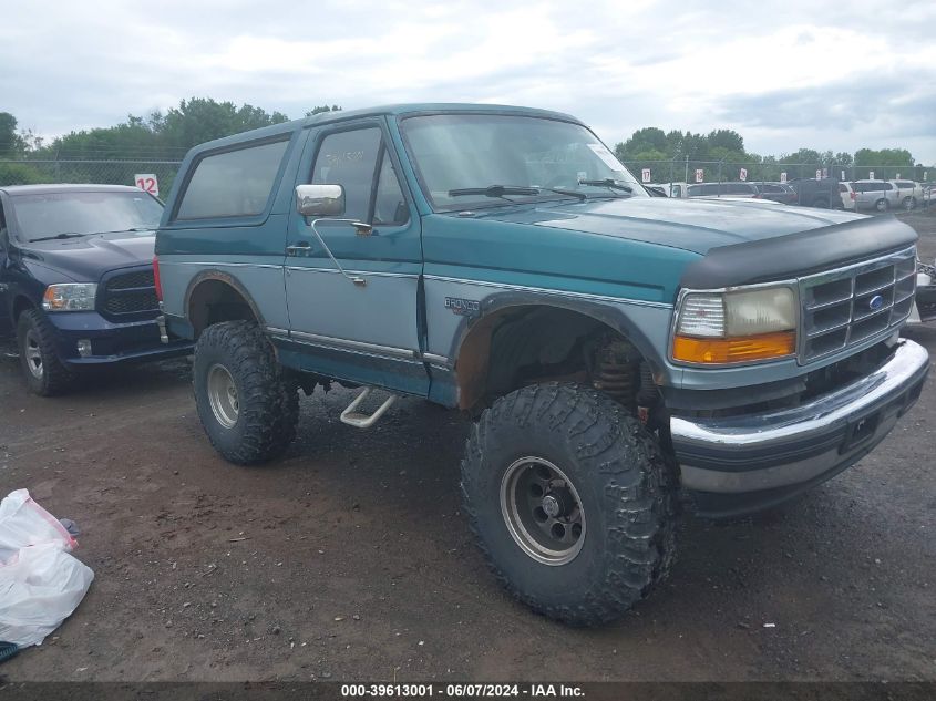 1996 Ford Bronco U100 VIN: 1FMEU15NXTLB20102 Lot: 39613001