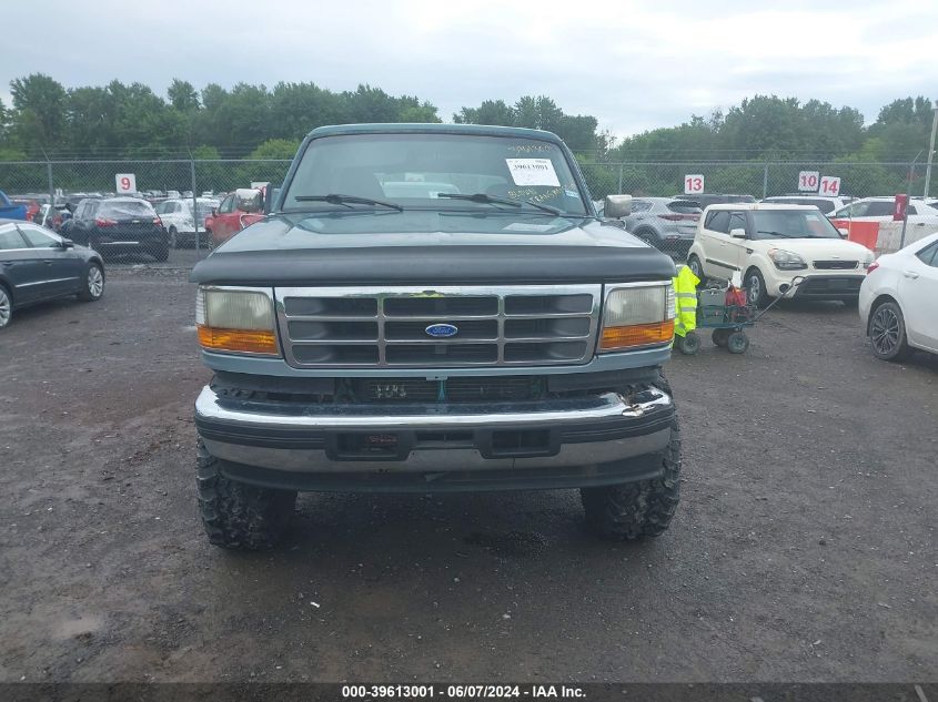 1996 Ford Bronco U100 VIN: 1FMEU15NXTLB20102 Lot: 39613001