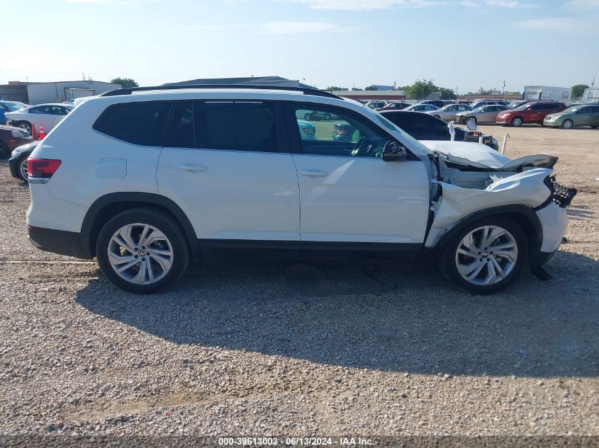 2022 Volkswagen Atlas 3.6L V6 Se W/Technology VIN: 1V2WR2CA5NC523437 Lot: 39613003