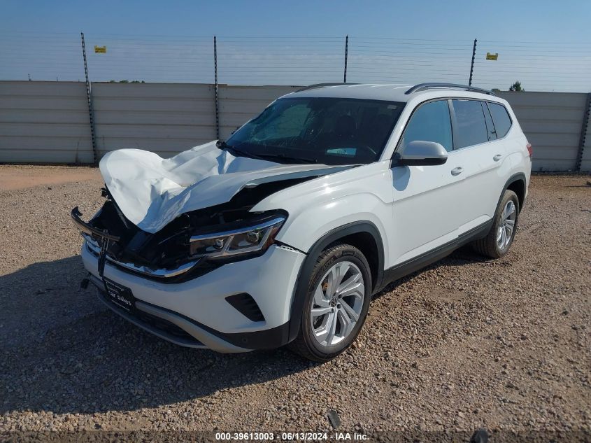 2022 Volkswagen Atlas 3.6L V6 Se W/Technology VIN: 1V2WR2CA5NC523437 Lot: 39613003