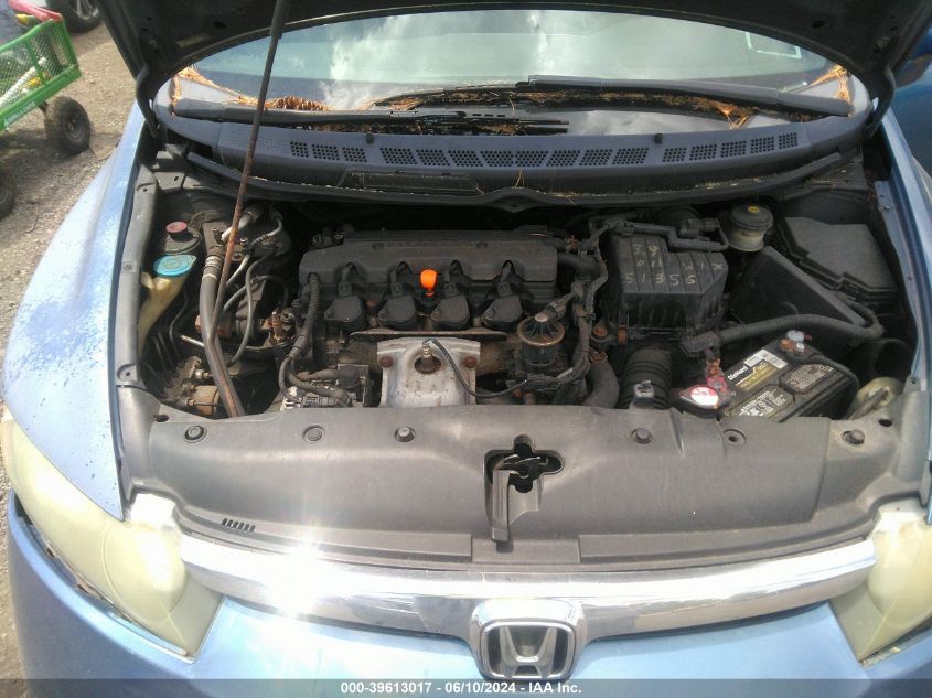 2HGFA16506H517966 | 2006 HONDA CIVIC