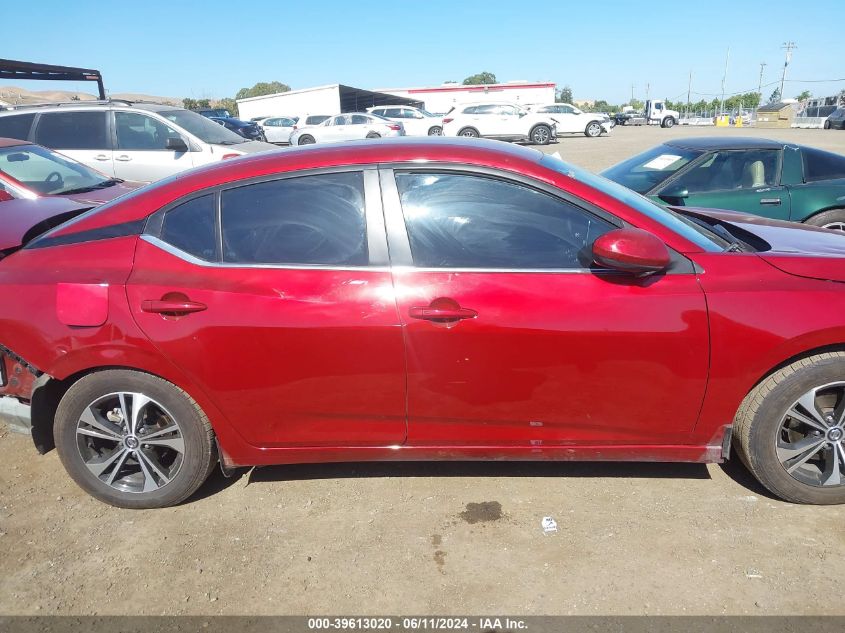 2022 Nissan Sentra Sv Xtronic Cvt VIN: 3N1AB8CV9NY297094 Lot: 39613020