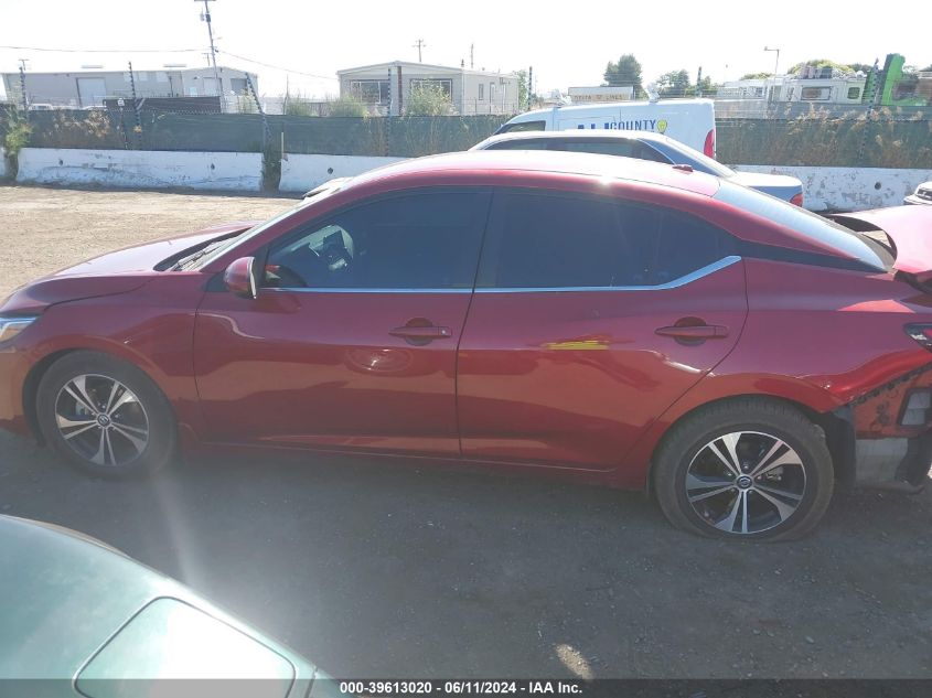 2022 Nissan Sentra Sv Xtronic Cvt VIN: 3N1AB8CV9NY297094 Lot: 39613020