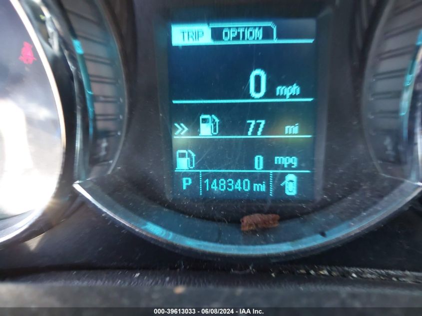 2013 Chevrolet Cruze 2Lt Auto VIN: 1G1PE5SB2D7265620 Lot: 39613033