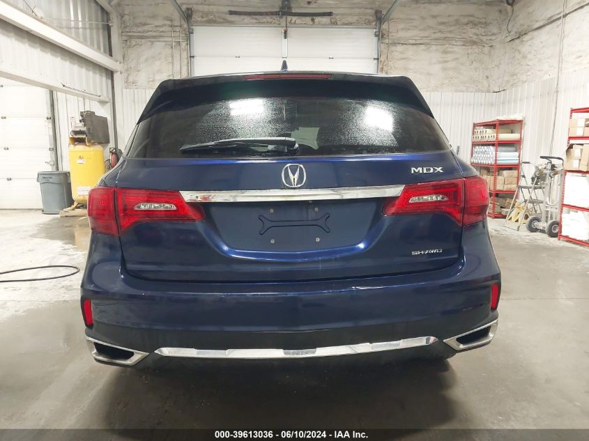 2018 Acura Mdx Technology Package Acurawatch Plus Pkg VIN: 5J8YD4H5XJL024290 Lot: 39613036