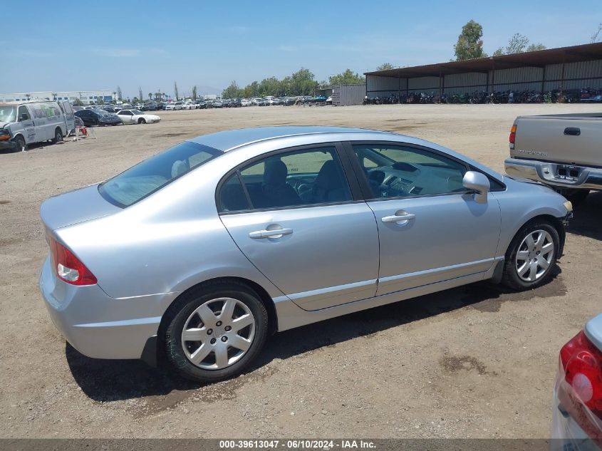 2009 Honda Civic Lx VIN: 19XFA16549E047391 Lot: 39613047