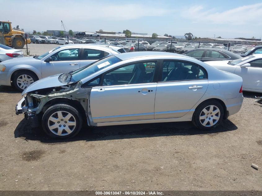 2009 Honda Civic Lx VIN: 19XFA16549E047391 Lot: 39613047