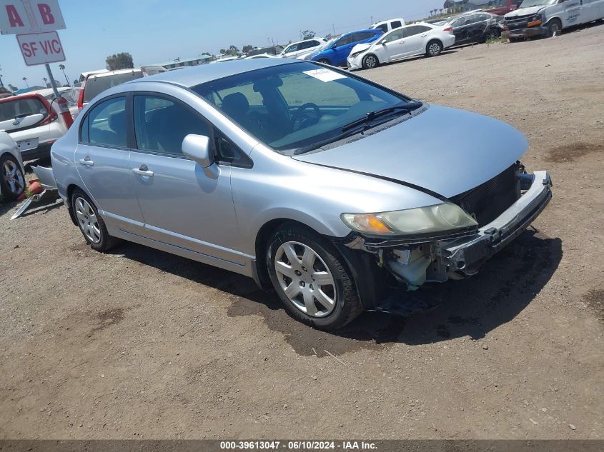 2009 Honda Civic Lx VIN: 19XFA16549E047391 Lot: 39613047