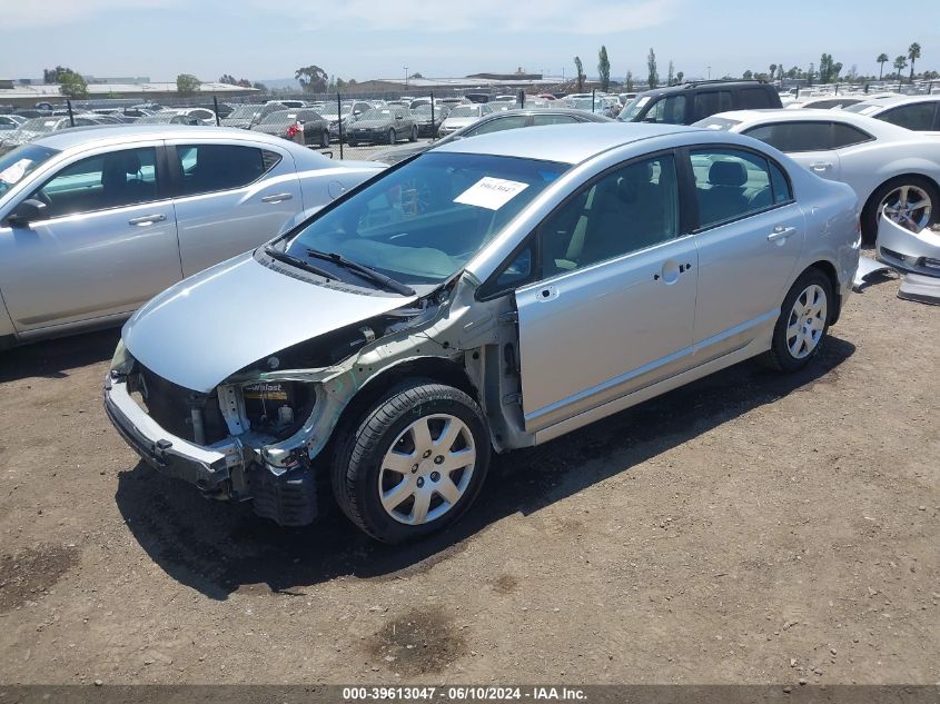 2009 Honda Civic Lx VIN: 19XFA16549E047391 Lot: 39613047